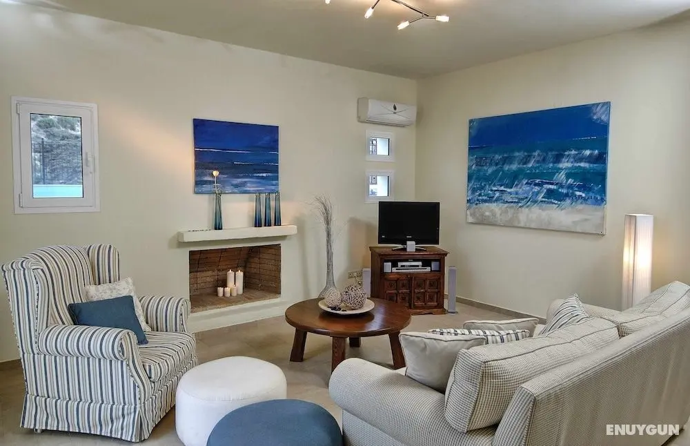 Villa Ouranos our Dream in Blue and Cream With Seaview and Pool - Öne Çıkan Resim