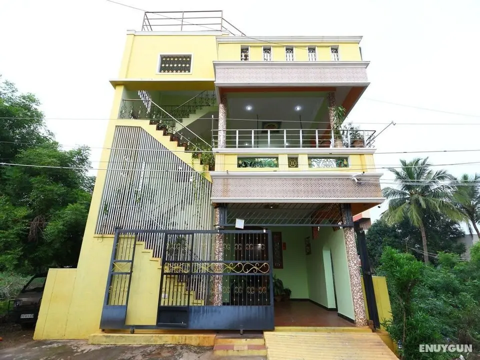 OYO 10095 Home Green View 3BHK Aurovile Beach - Dış Mekan