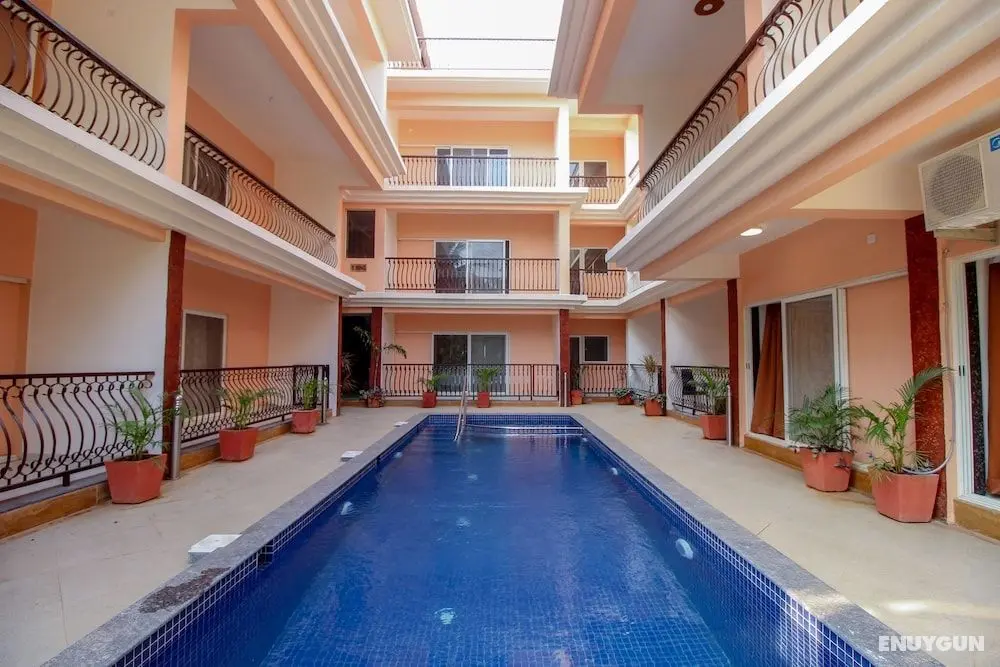 OYO 10973 Home Exotic 2BHK Pool View Siolim - Havuz