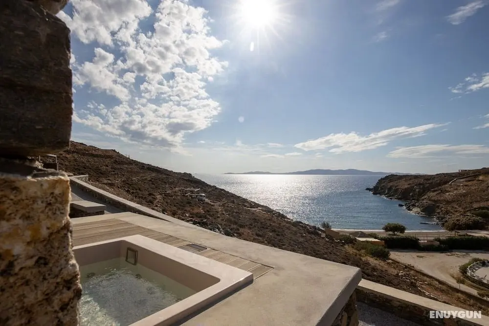 Phos Villas Tinos - Eos Villa With Private Hot Tub and Sea View 96m - Oda