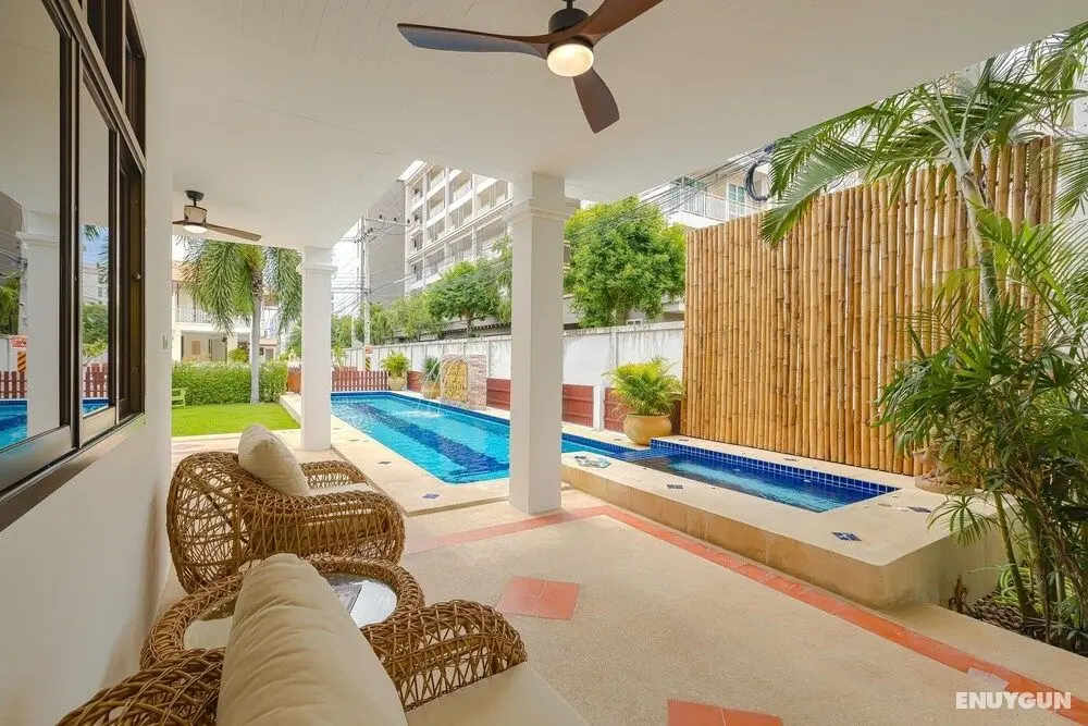 Pool villa 4 BR walking to Beach HV - Oda Düzeni