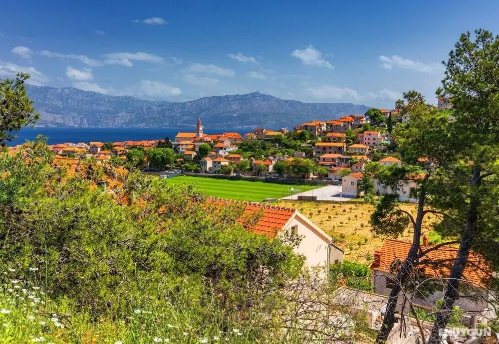 Pool Villa Tin on Island Brač - Dış Mekan
