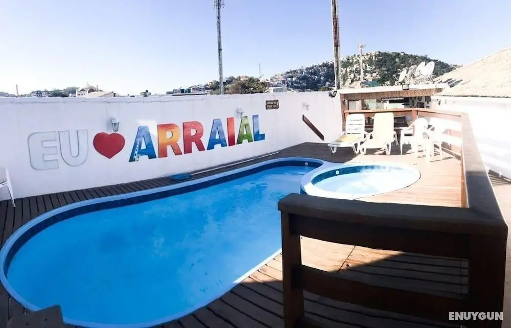 Pousada Eu Amo Arraial - Havuz