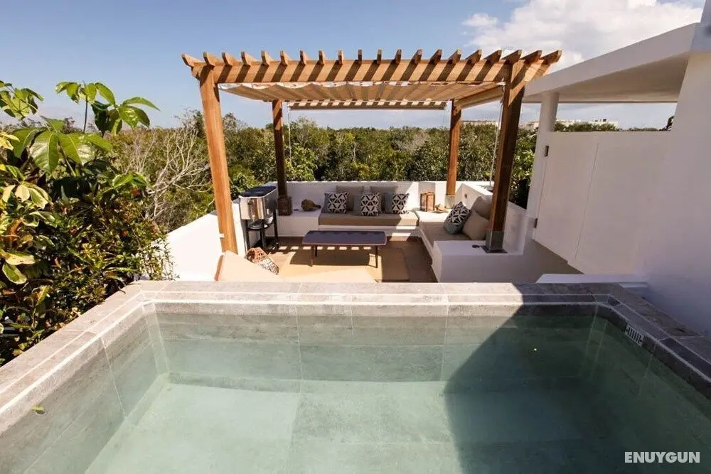 Villa Quetzal 2BR Jungle Dream with Private Pool - Dış Mekanlar