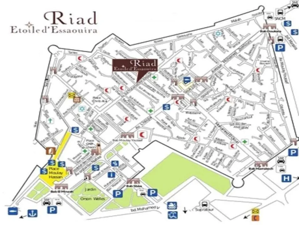 Riad Etoile d'Essaouira - Dış Mekan