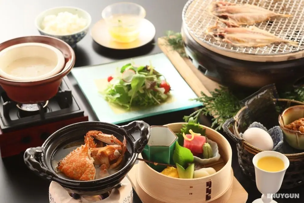 Sanbi no yado Ryokan Kawana - Yerinde Yemek