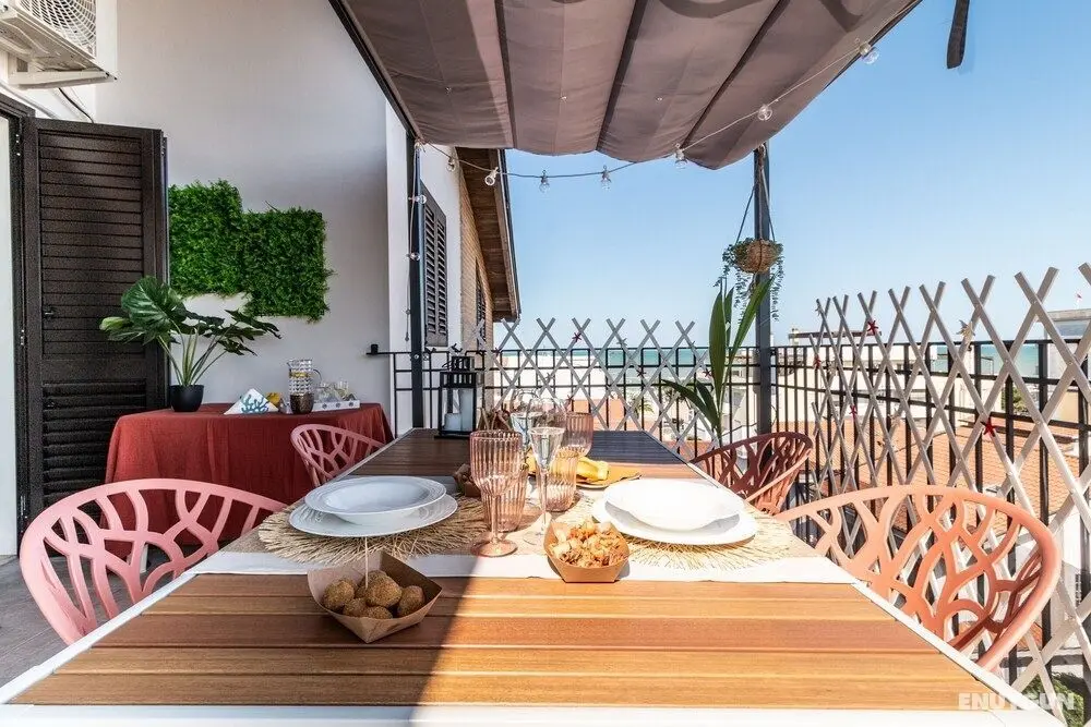 Sea View Panoramic Apartment With Terrace Wifi and Parking - Öne Çıkan Resim