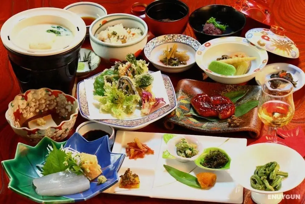Shukubo Kansho-in Temple Sanrakuso - Yerinde Yemek