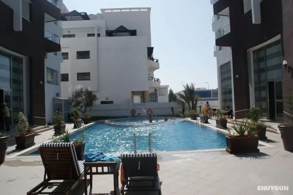 Sourebou Chez Appart Hotel Founty Beach - Dış Mekanlar