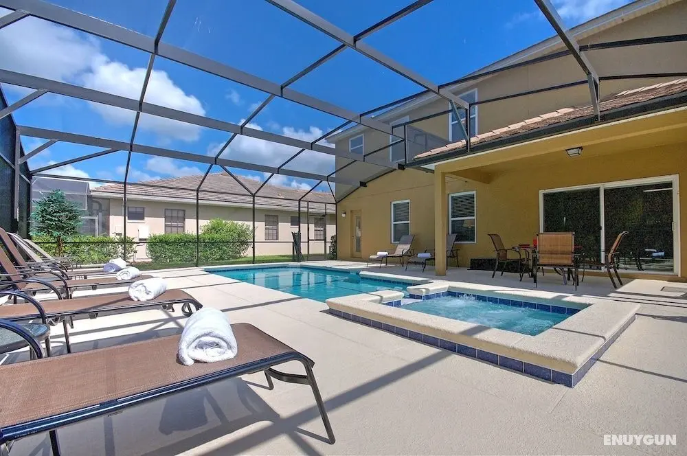South Facing Pool, Near Disney, 5 Bed Luxury - Öne Çıkan Resim