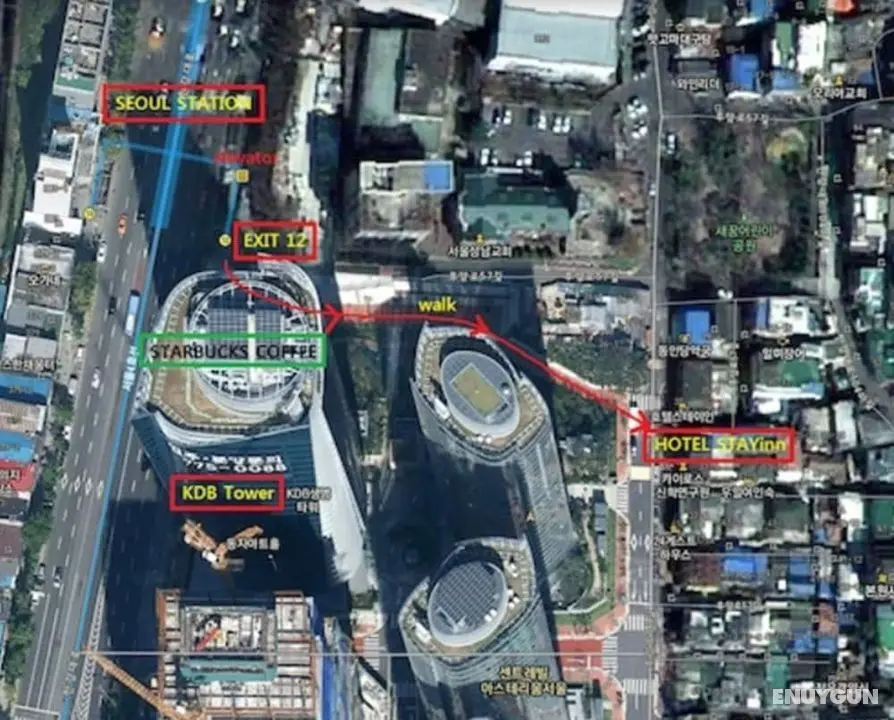 Hotel Stay Inn Seoul Station - Dış Mekan