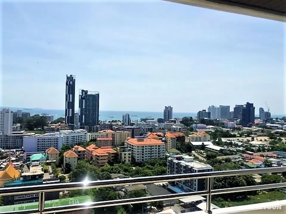 Stunning sea and City Views From This 20th Floor Condo in Cental Pattaya - Öne Çıkan Resim