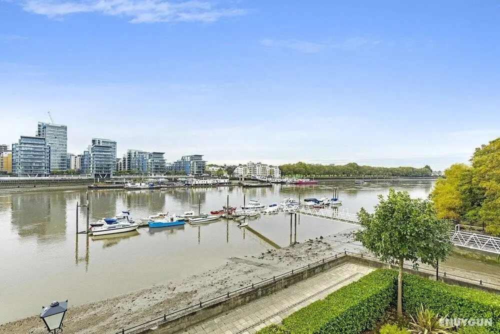 Supererior Modern Riverside Fulham Apartment With Balcony and 2 Parking Spaces - Dış Mekanlar