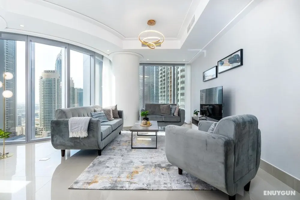SuperHost - Modern and Unique Apartment with Fountain Views - Öne Çıkan Resim