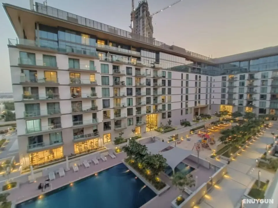 SuperHost - Spacious Apartment With Balcony In Sobha Hartland - Dış Mekan