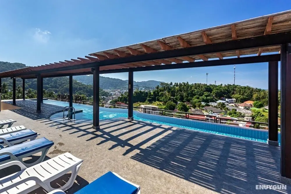 Top Floor sea View 2br Apartment Near Karon Beach - Öne Çıkan Resim