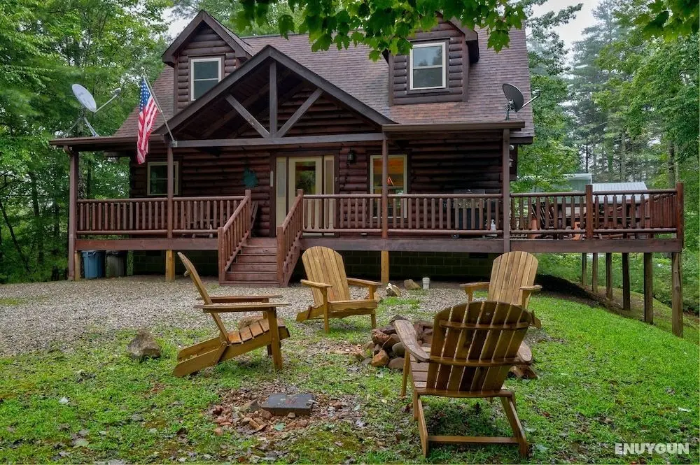 Tree Top Getaway Log House with Views | NFL Sunday Ticket Included - Öne Çıkan Resim