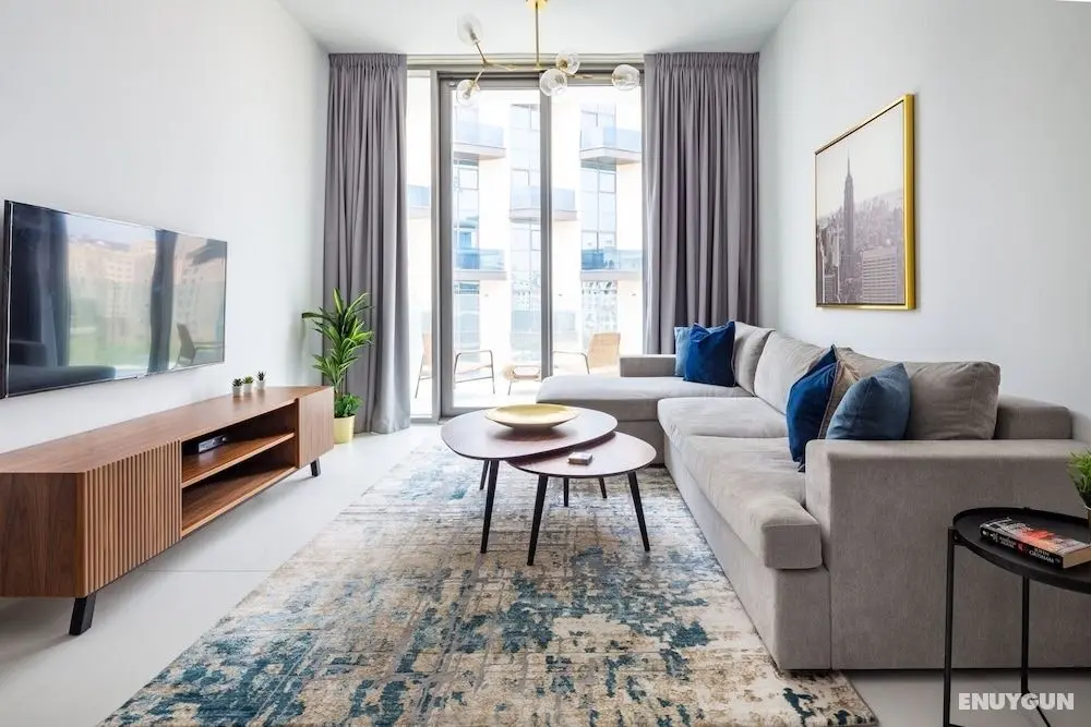 Trendy & Capacious 1BR Apartment in The Palm - Öne Çıkan Resim