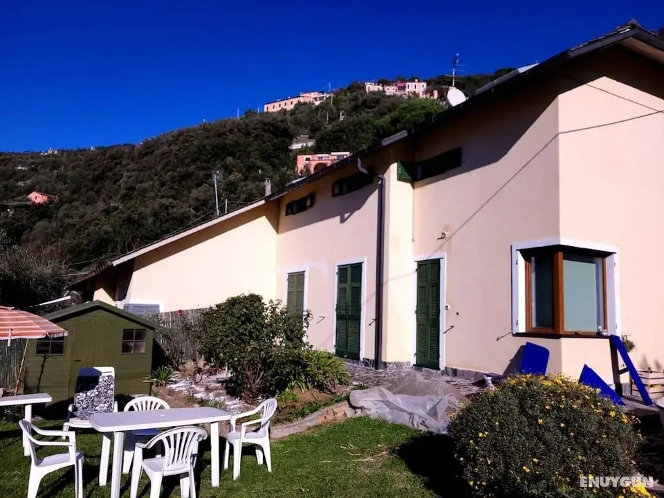 Trilocale Con Giardino Bonassola - Dış Mekan