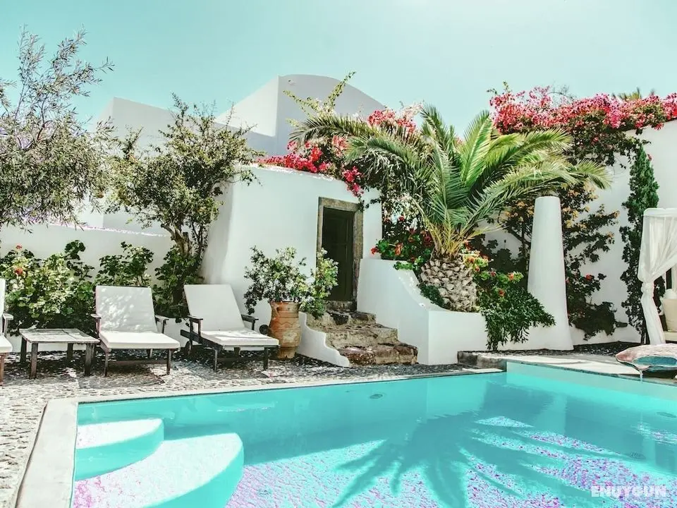 Unique Villa, Stone's Throw Cosy Village Megalochori, Tranquillity and Space - Dış Mekan