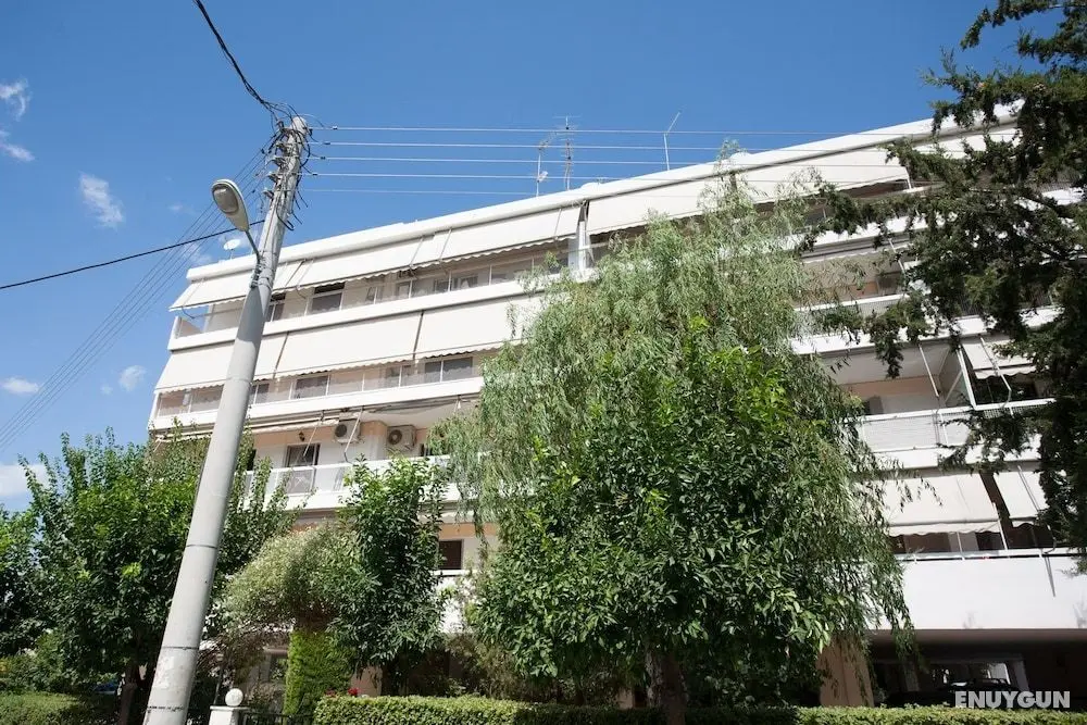 UPSTREET Bright 1BD Apt in Chalandri - Dış Mekan