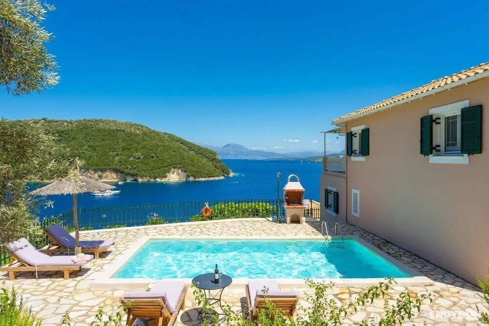 Villa Votsalo Large Private Pool Walk to Beach Sea Views A C Wifi - Oda