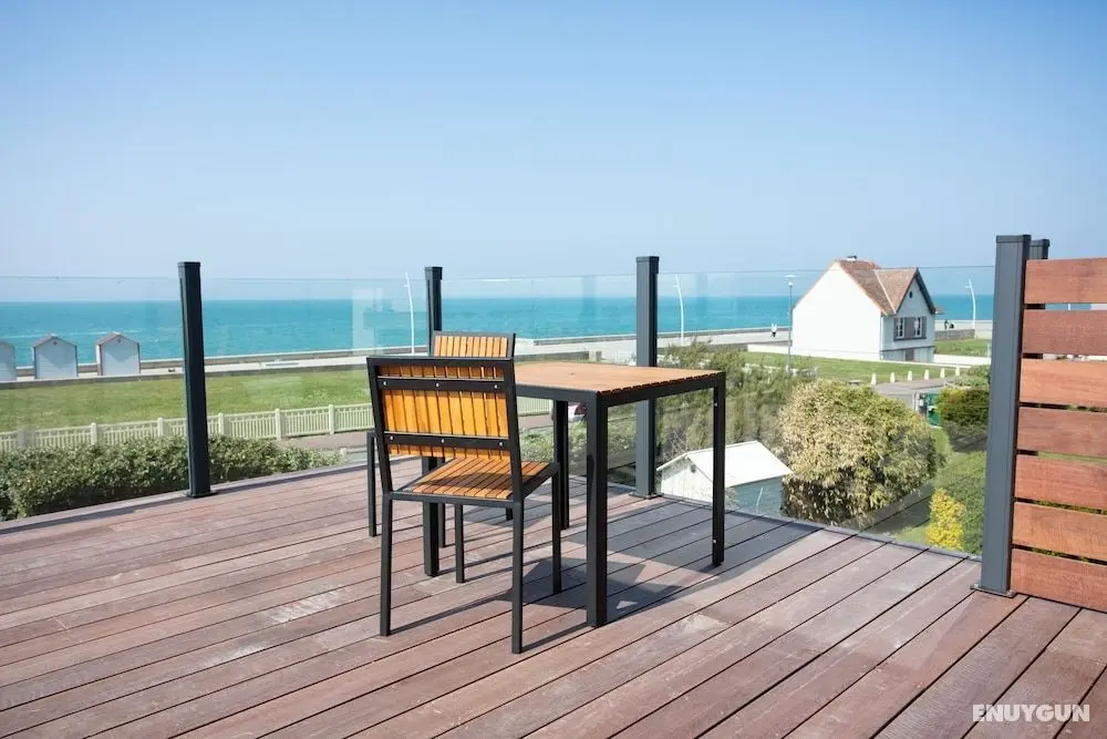 Hotel VUE SUR MER Pourville - Oda Manzaraları