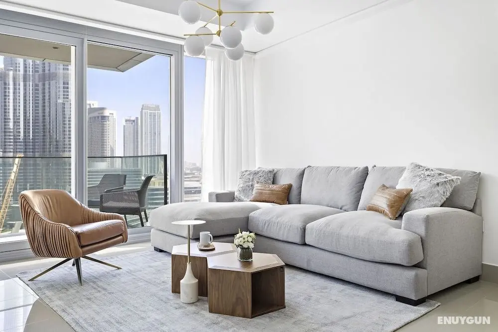 WelHome - Luxury Apartment Facing Burj Khalifa With Terrace - Öne Çıkan Resim