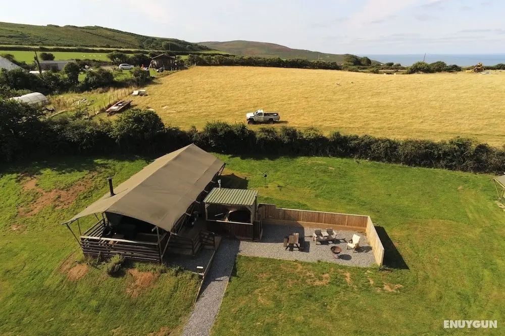 Worms Head Glamping Tent - Llangennith - Dış Mekan