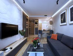 4UApart - Apartment suite Platan Grey İç Mekan