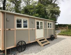 5 Luxury Shepherds Hut Mobile Home Dış Mekan