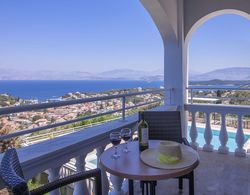 Villa Agathi with amazing view and pool Dış Mekan