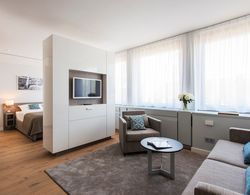Brera Serviced Apartments Frankfurt Oper Oda Manzaraları
