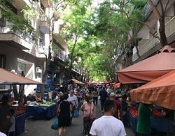 Central, Quiet, Green Oasis near Transport Dış Mekan