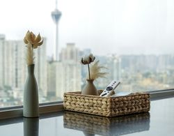 Chengdu Skyline International Apartment Oda Manzaraları