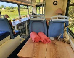 Double Decker Bus on an Alpaca Farm Sleeps 8 Genel