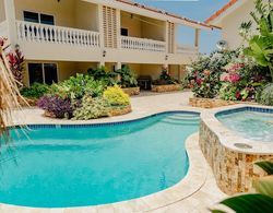 Dream Suites Aruba 4-bedroom Apartment With Tropical Garden, Pool and Whirlpool Dış Mekan