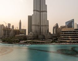 Full Burj Khalifa  Souq al Bahar Dış Mekan