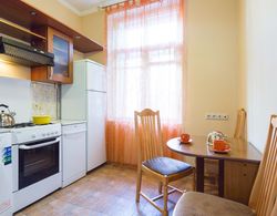 Holiday Apartment near Moscow River Mutfak