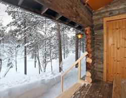 Kuukkeli Log Houses Aurora Cabin - Jaspis Dış Mekan