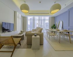 Monty - Charming Apartment with Canal View Near Dubai Mall Oda Düzeni