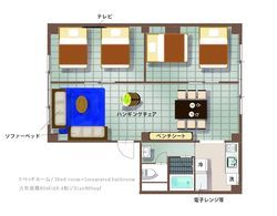 SUNDAY peace room Enkobashi301 Oda Düzeni