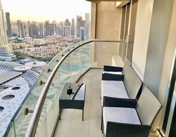 SuperHost- Classy Apt With Incredible Partial Fountain View I Address Dubai Mall Oda Düzeni