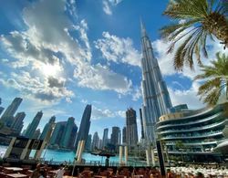 SuperHost - Comfy Studio With Balcony Facing Burj Khalifa I Address Dubai Mall Dış Mekan