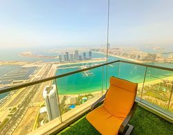 SuperHost - Incredible Full Sea and Dubai Eye View in Marina Dış Mekan