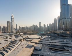 SuperHost - Luxe Apt With Stunning Panoramic Burj Khalifa View I Address Dubai Mall Dış Mekan