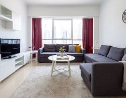 Visually Unique 1BR Apartment in JLT - Sleeps 4! İç Mekan