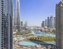 WelHome - Luxury Apartment Facing Burj Khalifa With Terrace Oda Manzaraları