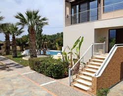 Xenos Villa 2 With 5 Bedrooms , Private Swimming Pool, Near the sea in Tigaki Dış Mekan