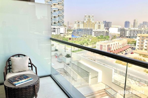 Amazing Studio With Balcony in Park View Dubai Dış Mekan